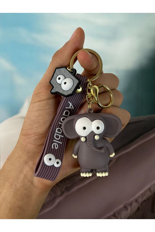GLANZEND-3D Luxury Large Size Deep Dreams Figures Silicone Keychain 1