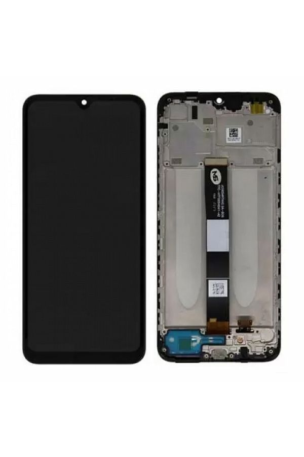 Nettech-Teknonet xiaomi redmi 9c compatible lcd+touch+slatted - black 1