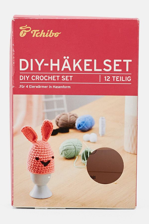 Tchibo-Diy Crochet Kit Egg Cozy, Pink Combo 1