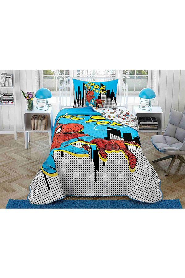 Taç-Licensed Bedspread Set Spiderman Power Single 1