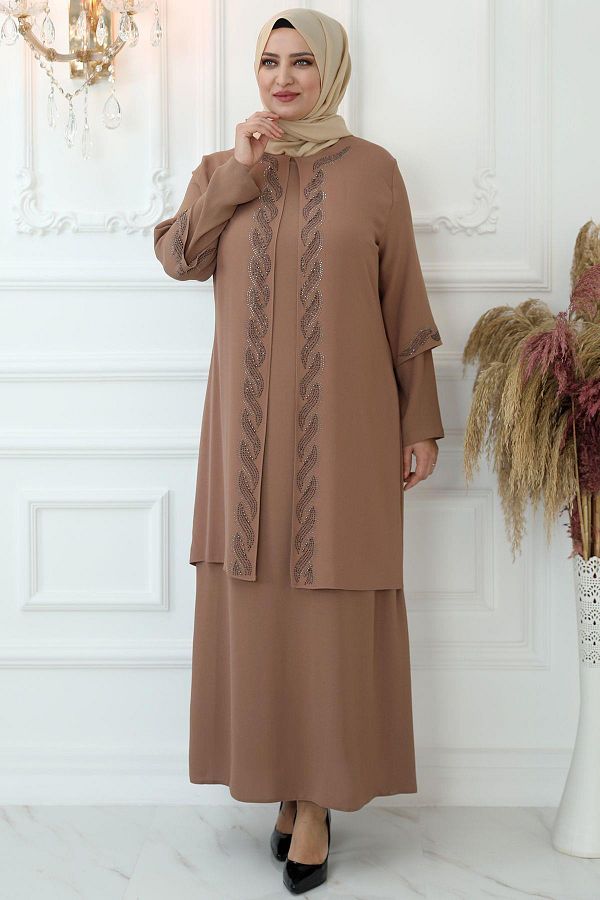 Amine Hüma-Rochie de seara din piatra de cristal nurca 1