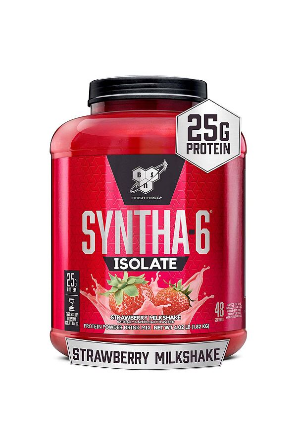 BSN-Syntha 6 Isolate, Strawberry Milkshake, 4 LB 1