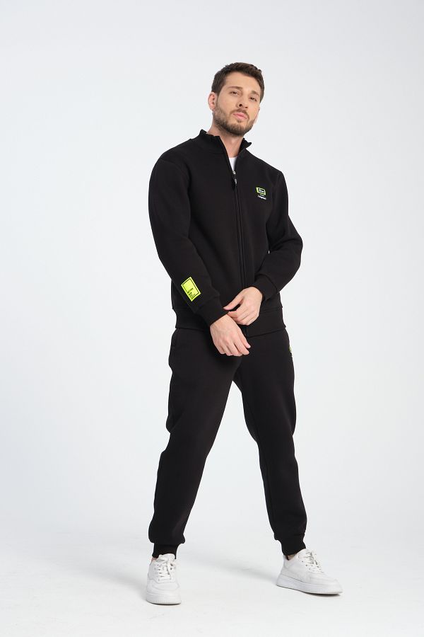 Black and rose gold tracksuit best sale