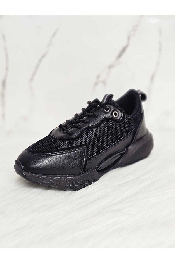 KLAS K Stylish Looking Black Sneakers Trendyol