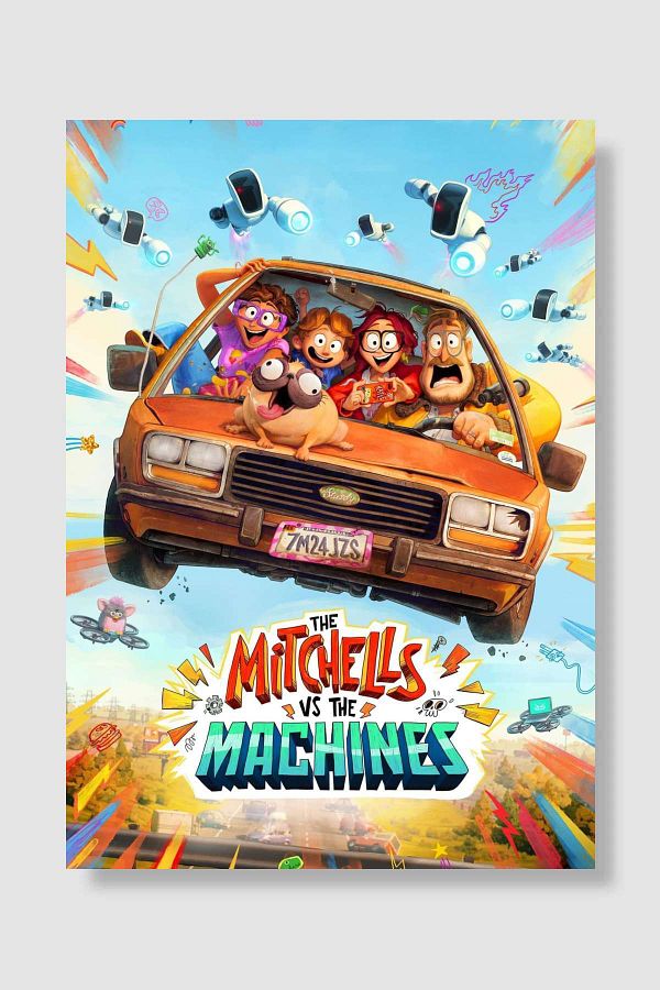 Mudi Store-My Family Vs. Robots - the Mitchells Vs. the Machines Movie Poster 1