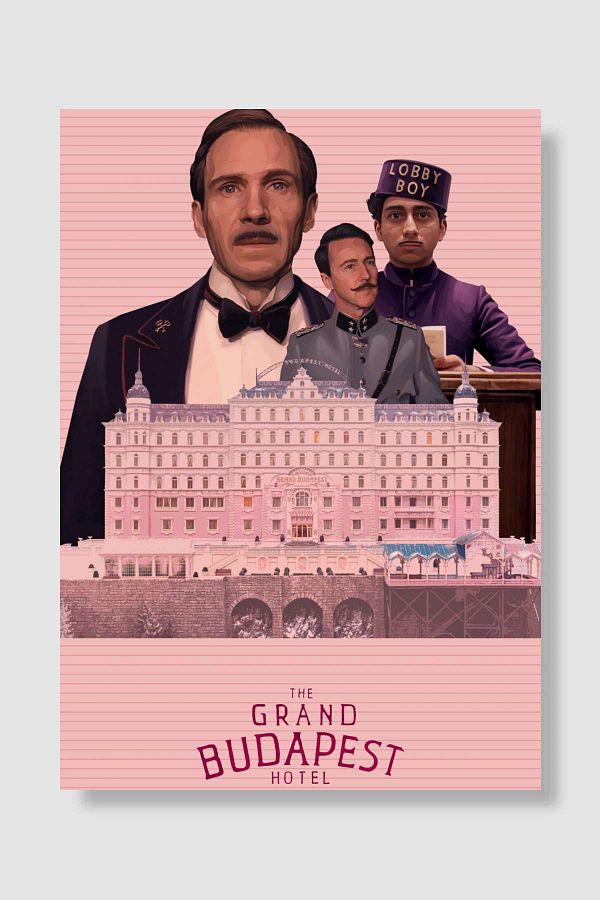 Mudi Store-Grand Budapest Hotel - the Grand Budapest Hotel Movie Poster 1