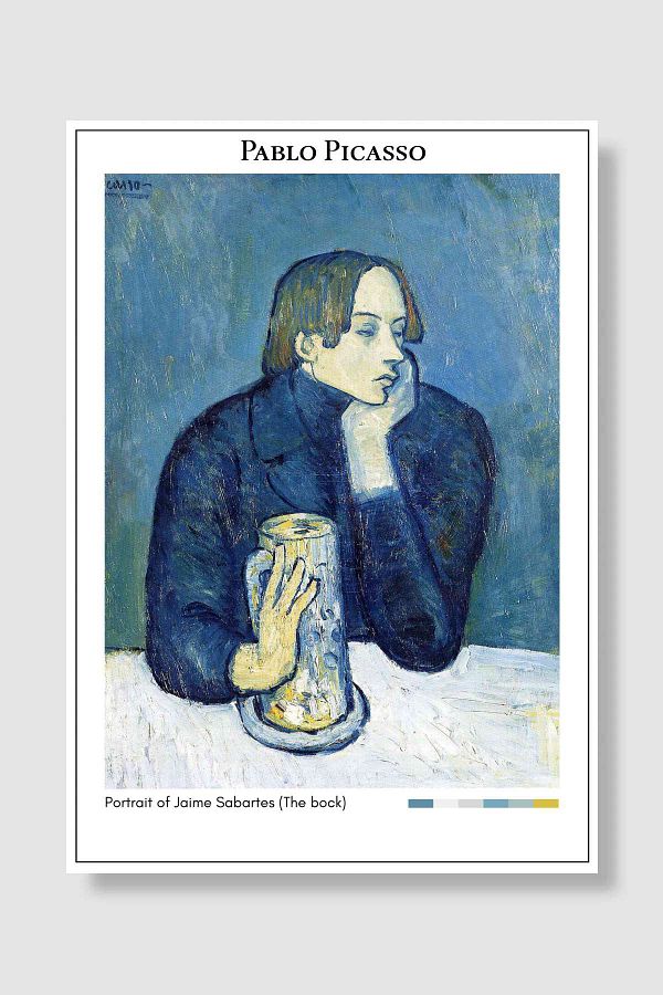 kubdekor-Pablo Picasso - Jaime Sabartes (the Bock) Portrait Poster 1