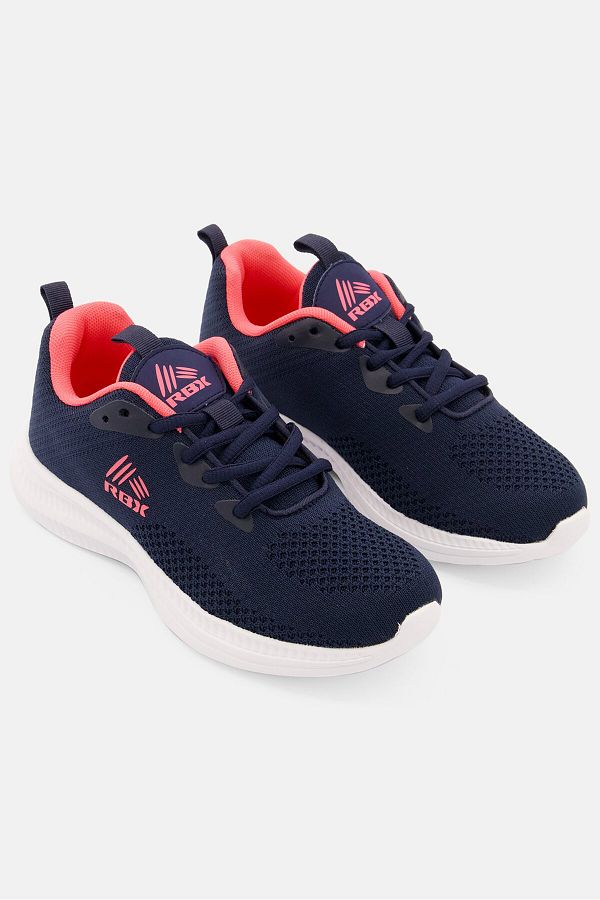 RBX Women Jenson Lace Up Training Sports Shoes Navy Pink Trendyol