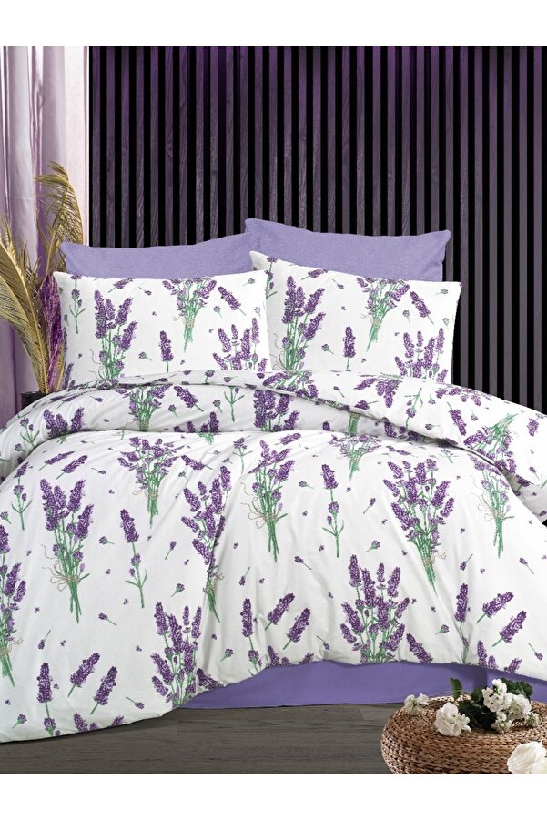 Faiend solmaya dayanıklı havageçiren lastikli çarşaflı Pamuklu Çift Kişilik Nevresim Takımı