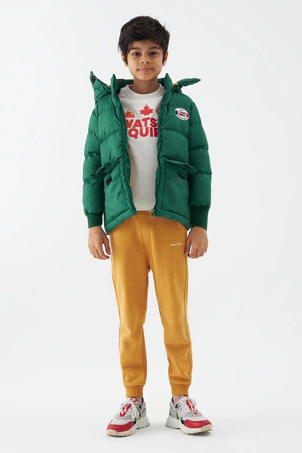 SWATSKY-Bg Store Boy's Green Coat 22fw0sw5701 1