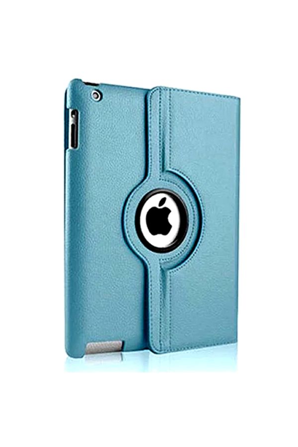 Smart Tech-9.7 Inch 360 Degree Rotating Stand Tablet Case Blue For Apple Ipad 2 3 4 1