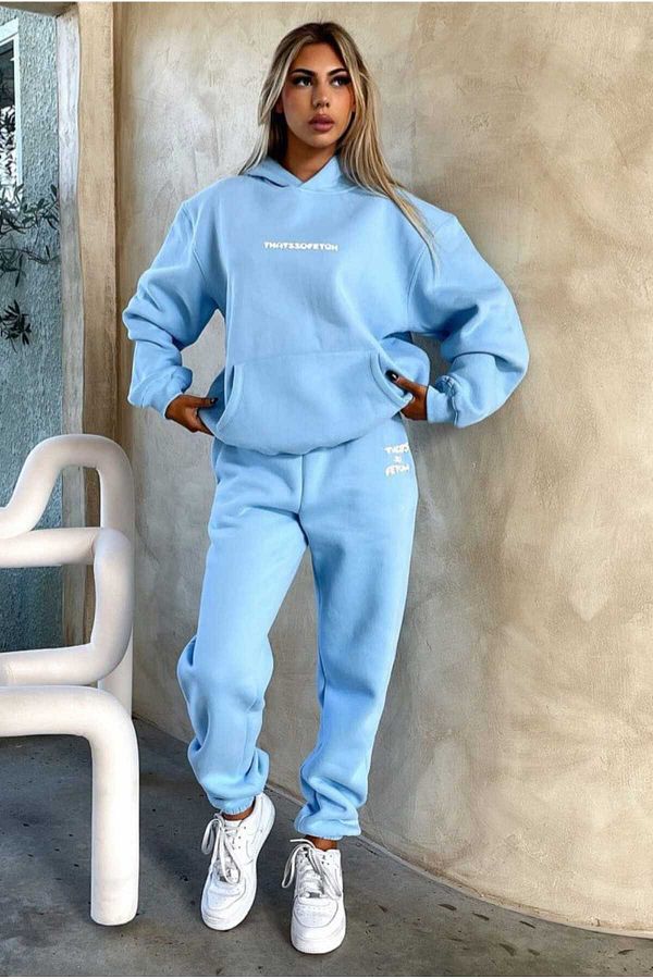 Womens baby blue tracksuit new arrivals