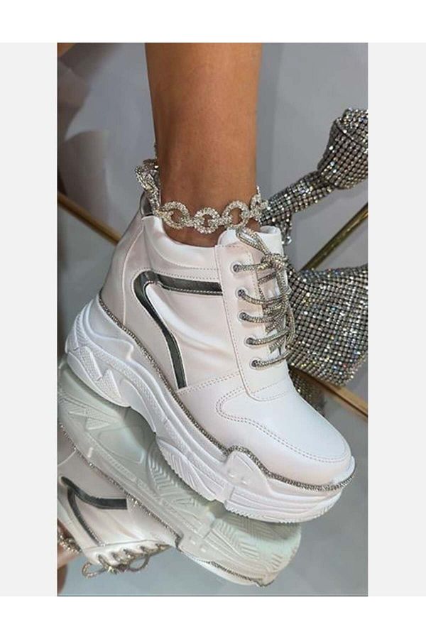 Giydim Gidiyor Special Design Simmile White Sports Shoes Trendyol