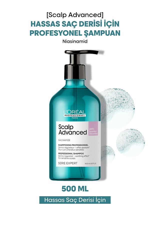 L'oreal Professionnel-Professional Shampoo - Serie Expert Scalp Advanced, For Sensitive Scalp, 500ml 1