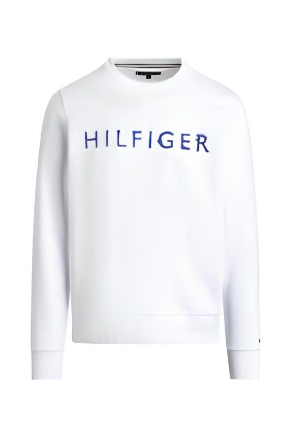 Tommy hilfiger logo print sweatshirt hot sale