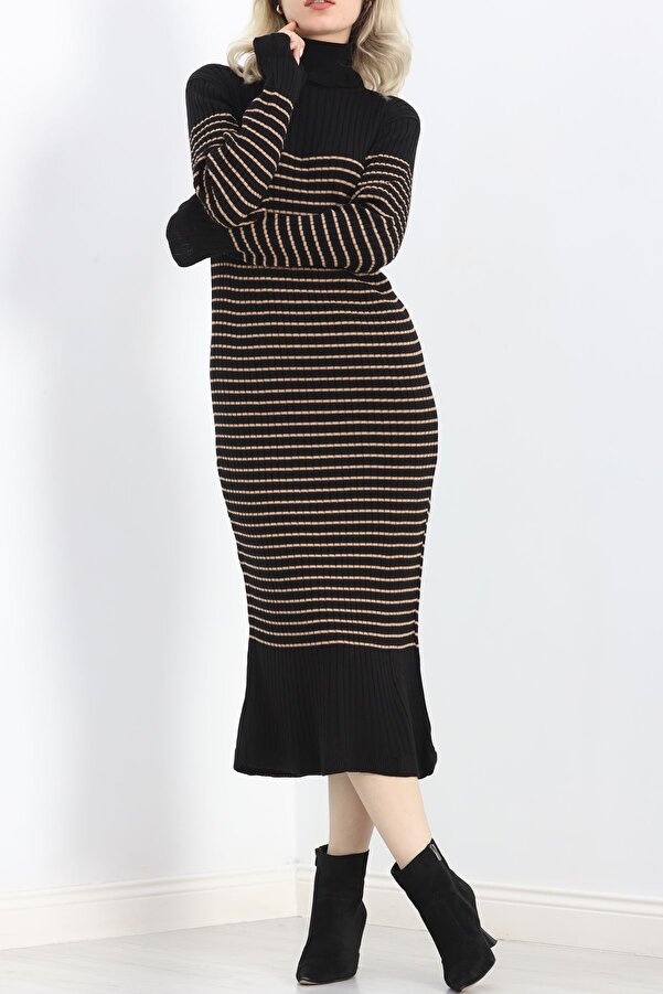 321808 ごつい knit dress tous les deux ensemble 