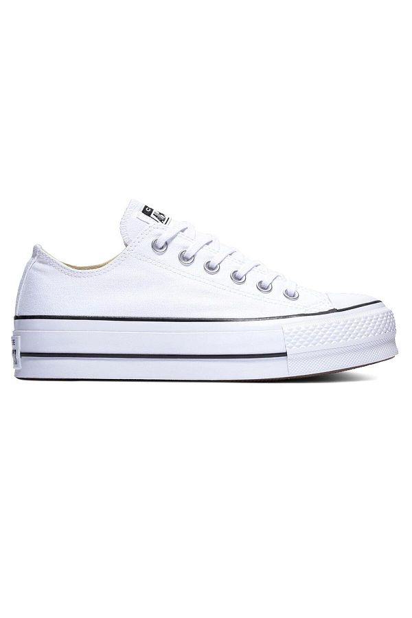 converse-Dámské bílé boty na platformě Chuck Taylor All Star Canvas 560251 c 1