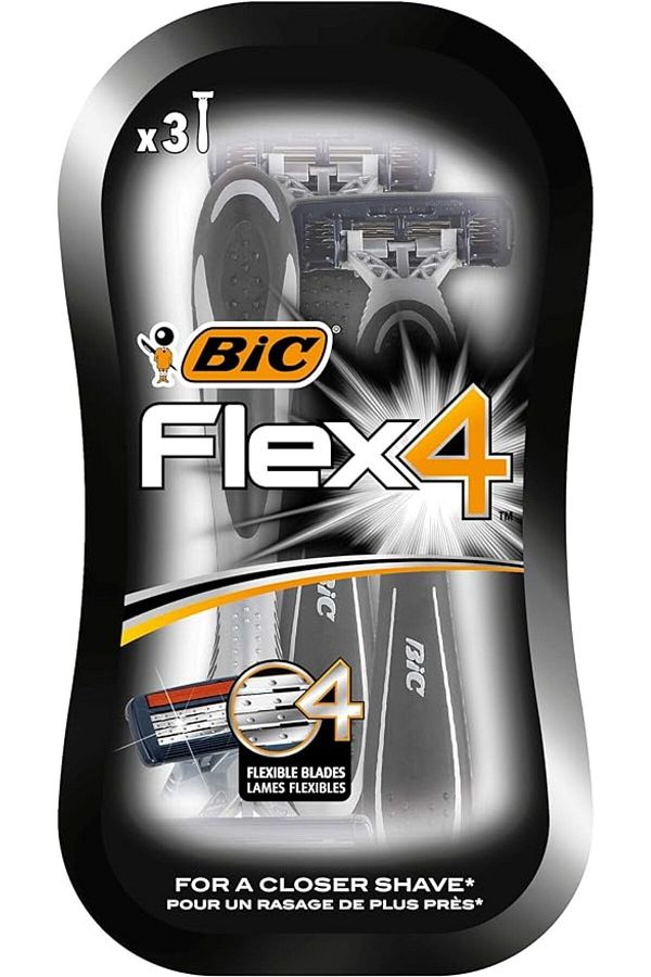 Bic-Flex 4 Men Razors - Disposable Razors With Four Nano-Tech, Moveable Blades For Ultra Close Shave 1
