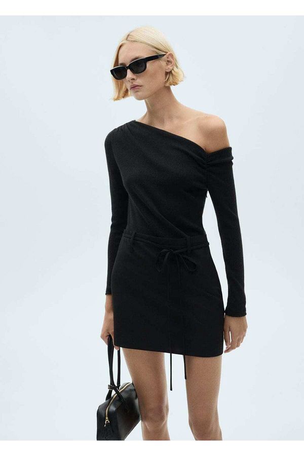 MANGO Woman-Asymmetrical Dress 1