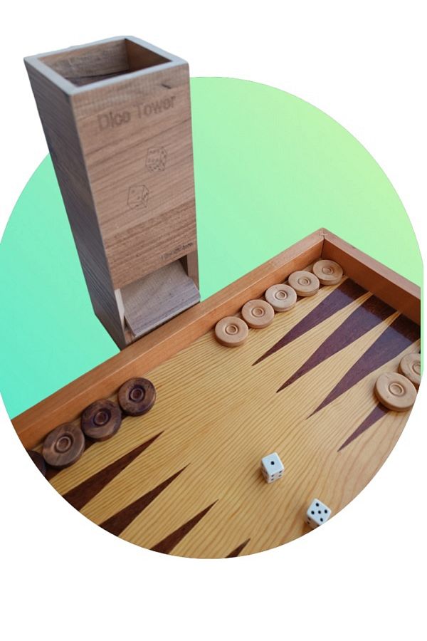 elis hediyelik-Elisgiftstore Dice Tower, Dice Tower, Backgammon Dice Tower, Backgammon Accessory, Backgammon Dice Eh037 1