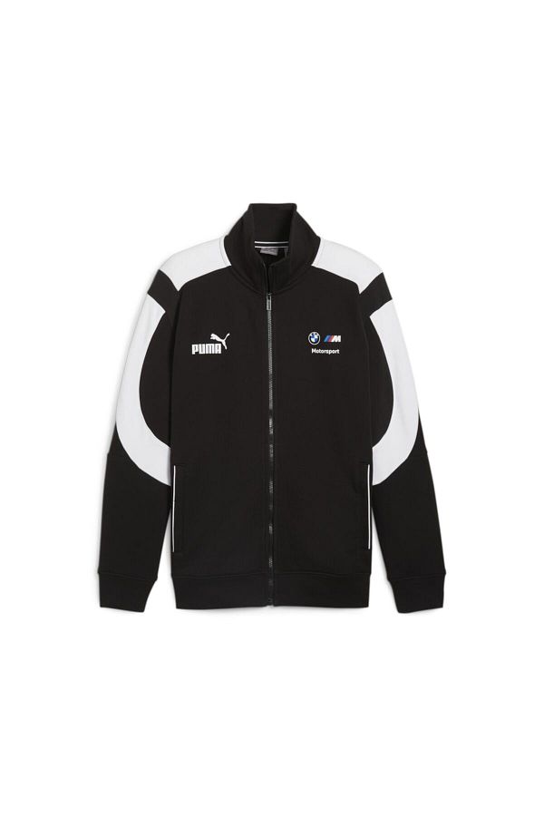 Puma Bmw Mms Mt7 Zippered Men s Black Sweatshirt 62413701 Trendyol