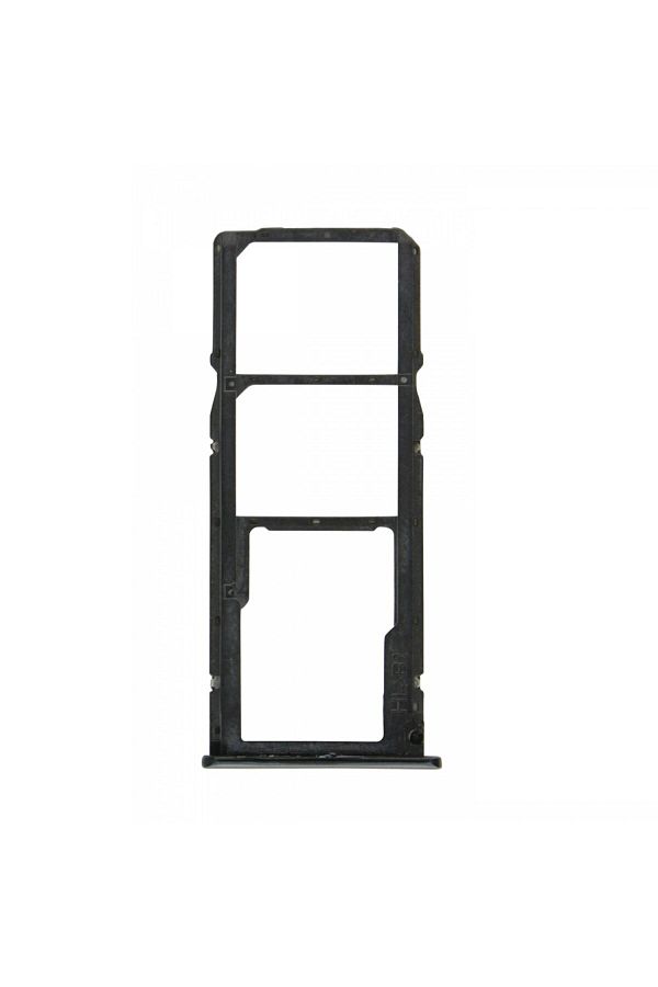 Nettech-Huawei Y6 2019 Compatible Teknonet Memory Card and Sim Metal - Black 1