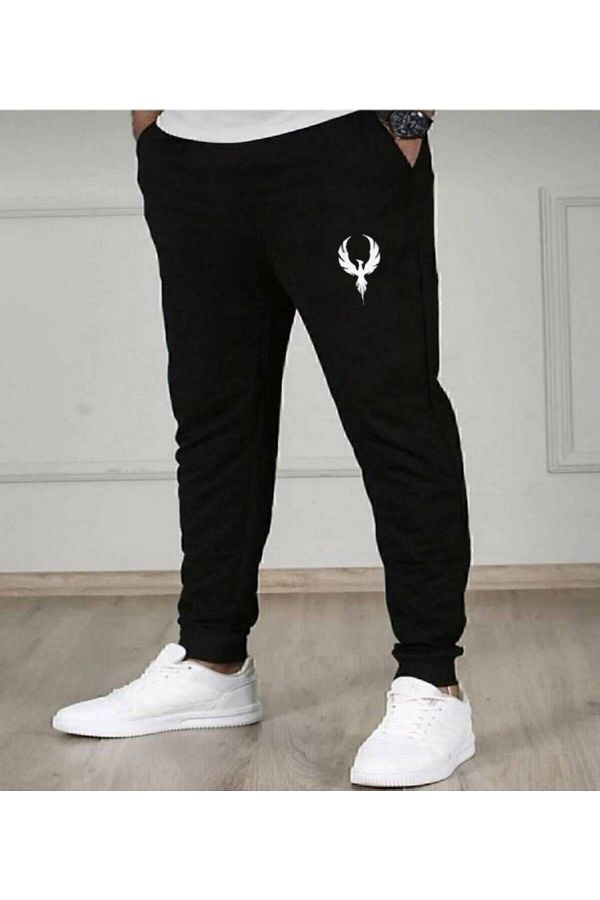 Sweatpants with bird logo shop