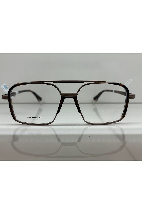 GIGI Studios-Titanium Maxwell Bluelight Protected Blue Light Protected Listener and Optical Glass Compatible Frame 1