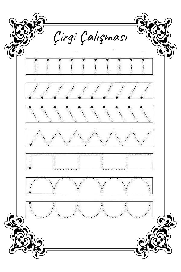 TELLGRAF-Work Sheets for Line Work (A4 - 15 Pieces) 1
