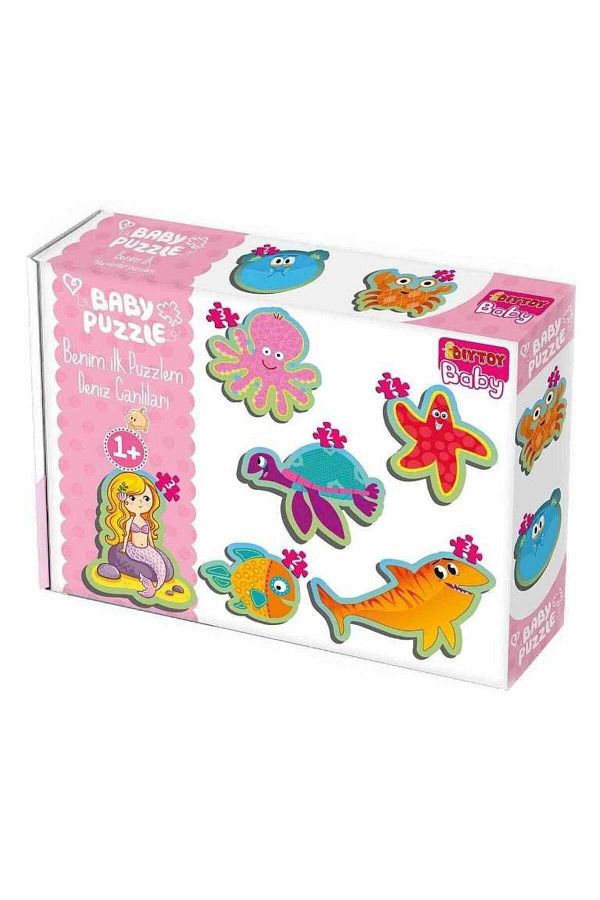 Diytoy-Baby Puzzle My First Puzzle Sea Lifes 1