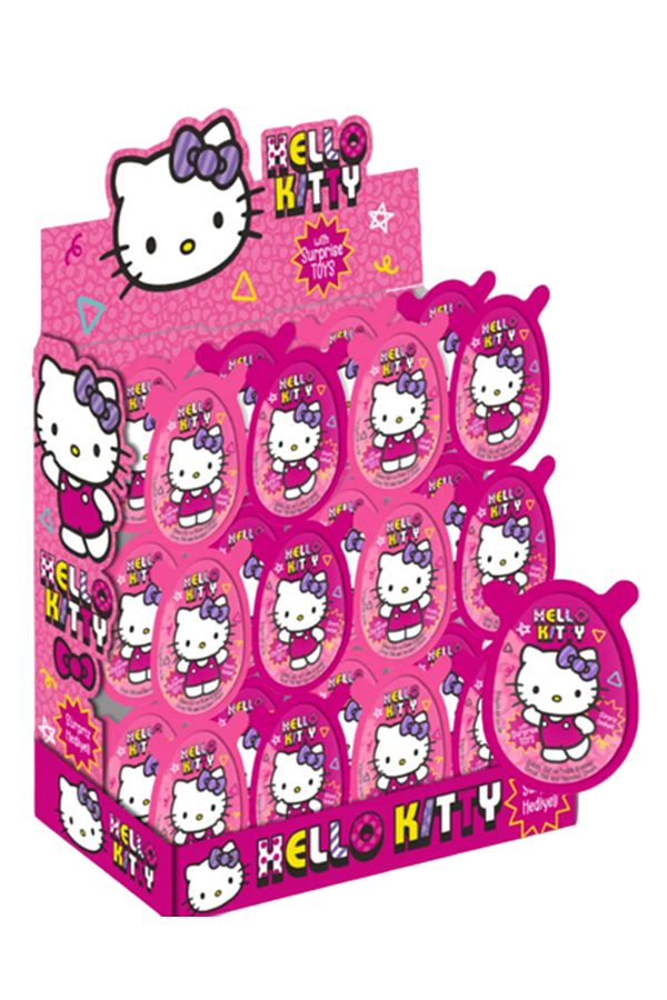 Hello Kitty-24 Pieces Egg with Surprise Toy - 17.5Gr 1