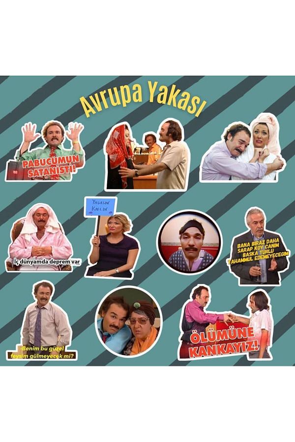 Pufidik-مجموعة ملصقات بنمط الجانب الأوروبي - الكمبيوتر المحمول، الكمبيوتر المحمول، ملصقات الهاتف 1