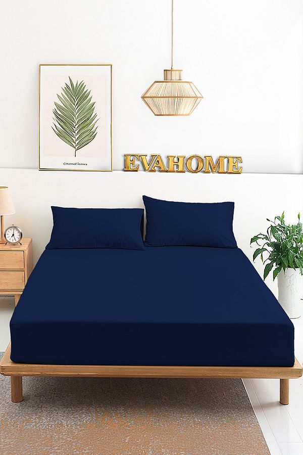 EVA-Nova Series Cotton Fitted Elastic Sheet Pillowcase 1