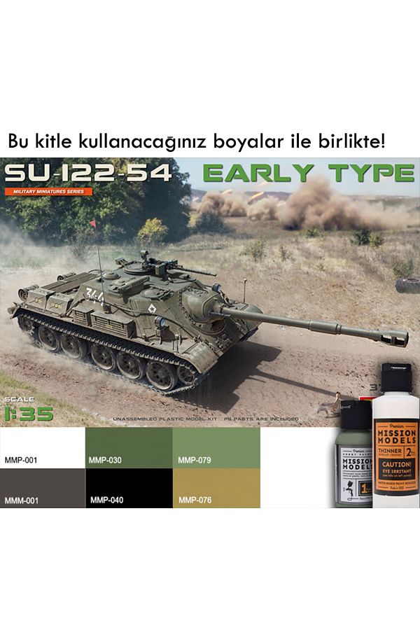 MiniArt-Su-122-54 Early Type and Mission Models Paints 1