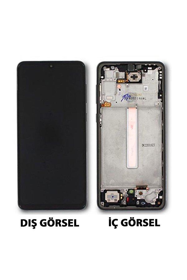 Teknonet-Samsung Galaxy A73 5g Compatible Revised Lcd Touch Screen Slatted - Black 1
