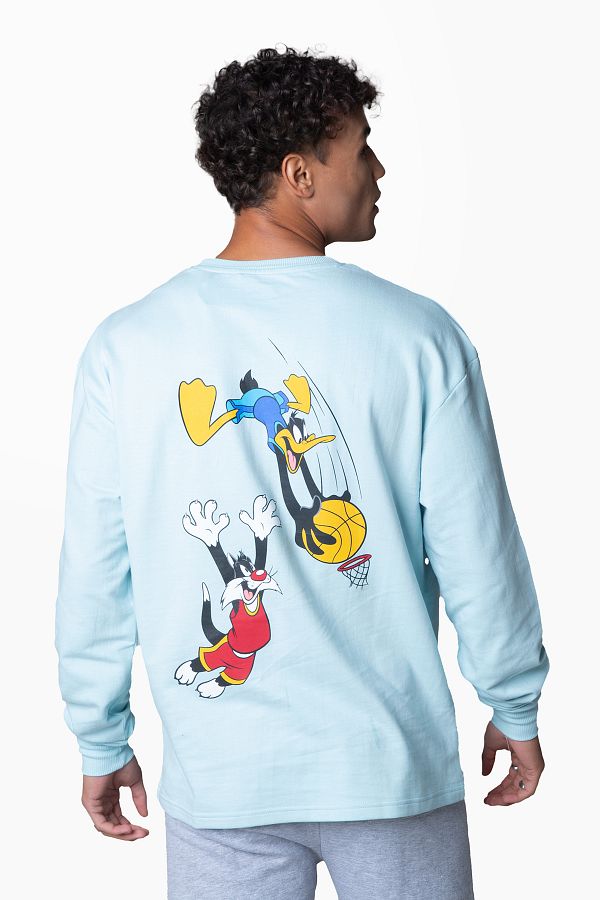 Looney tunes sweatshirt mens top
