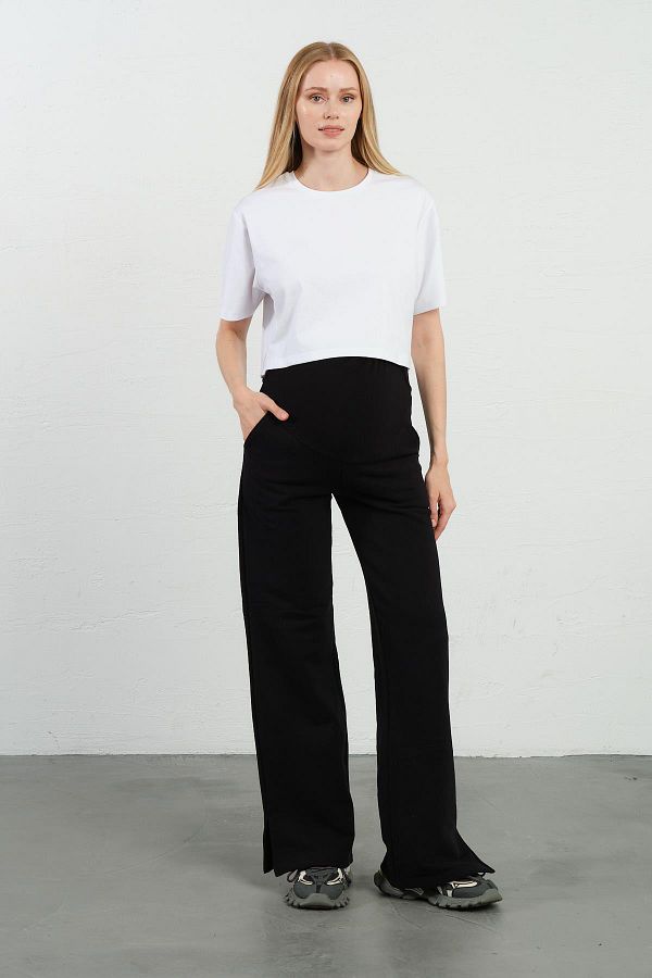 Wide band sweatpants on sale