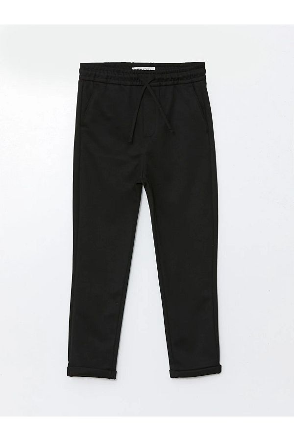 LC Waikiki-Lcw Vision New Black Elastic Waist Basic Boy's Pants 1