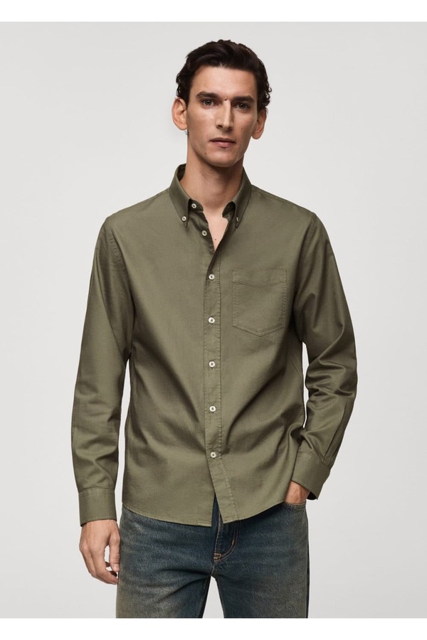 MANGO Man-Oxford-Hemd aus Baumwolle im Regular Fit 1
