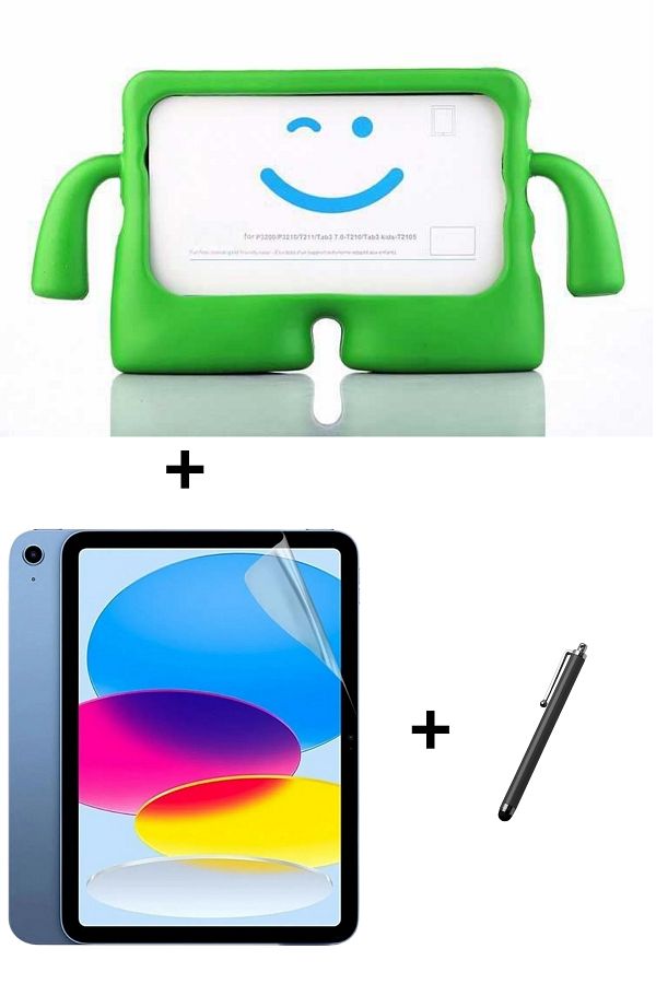 Hatreds-Fun and Handle Case+ Set Compatible with Apple iPad 10.9 2022 - A2757 Model, Kids 1
