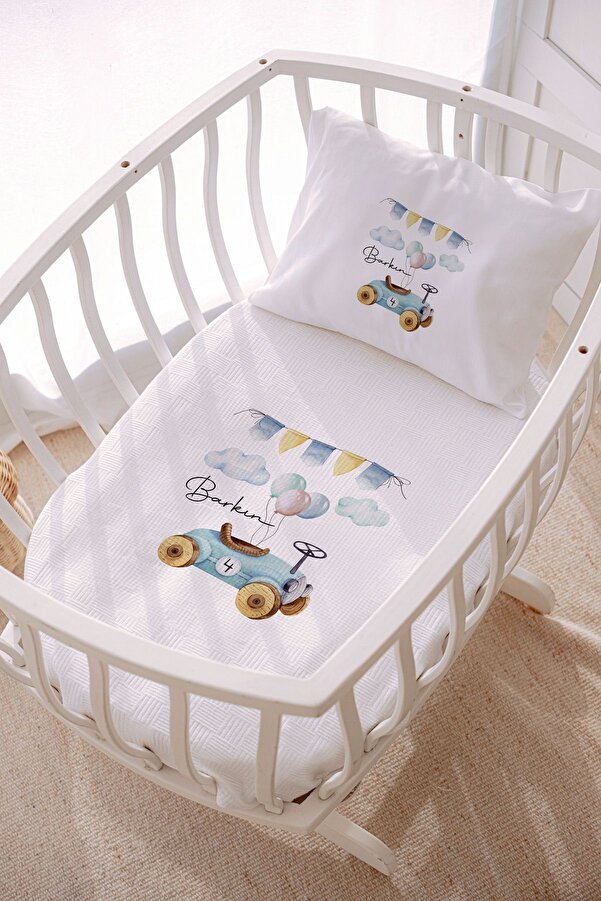 Genel Markalar İsme Özel 70x120 Park Yatak Ve Anne Yanı Pike Seti Araba