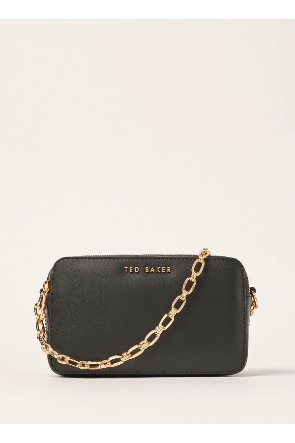 Ted baker black bag gold chain clearance
