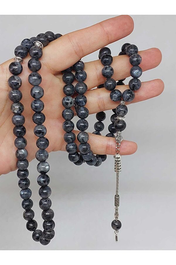 Yasamtohumu Spectrolite Stone 99 Prayer Beads 8mm (3200)- Trendyol