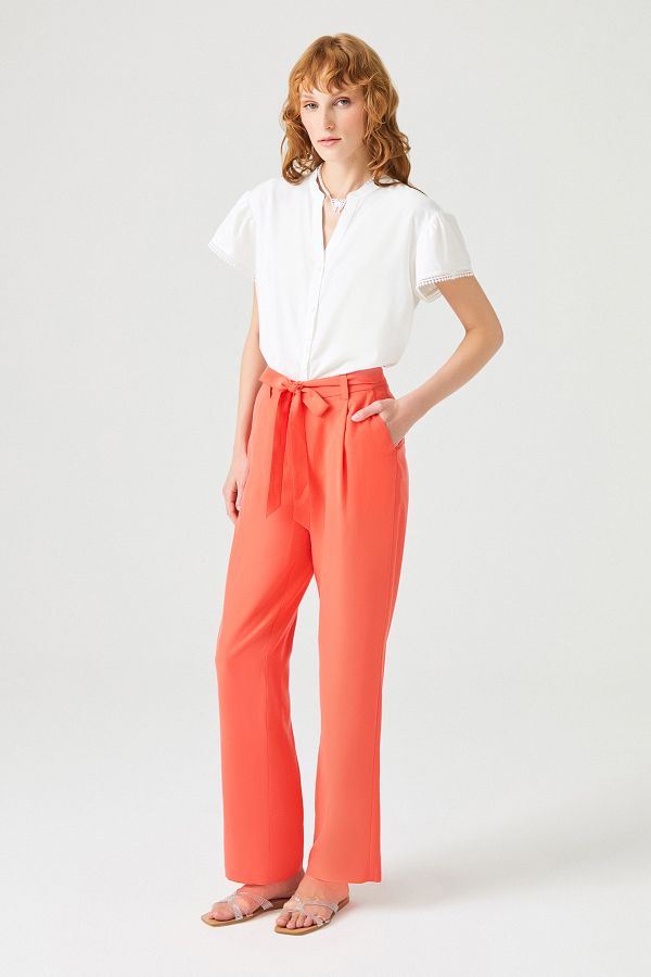 Naramaxx-Pleat Detailed Trousers 1