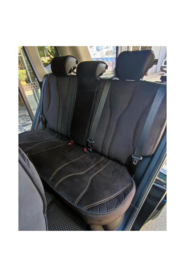 Bod Chery Tiggo 7 Pro Max Araca Özel Koltuk Kılıfı Koruyucu Luvi Serisi 2024-sonrası Siyah-gri