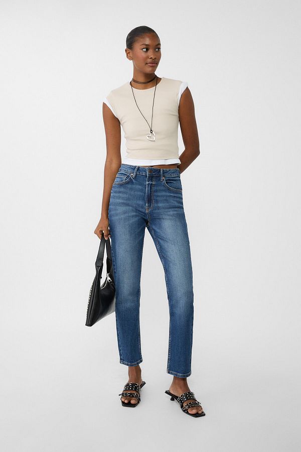Stradivarius 1465 Slim fit mom jeans Trendyol