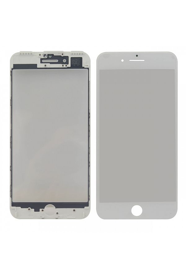 Nettech-Teknonet iPhone 7 Plus Compatible Touch Lens Oca Frame - White 1