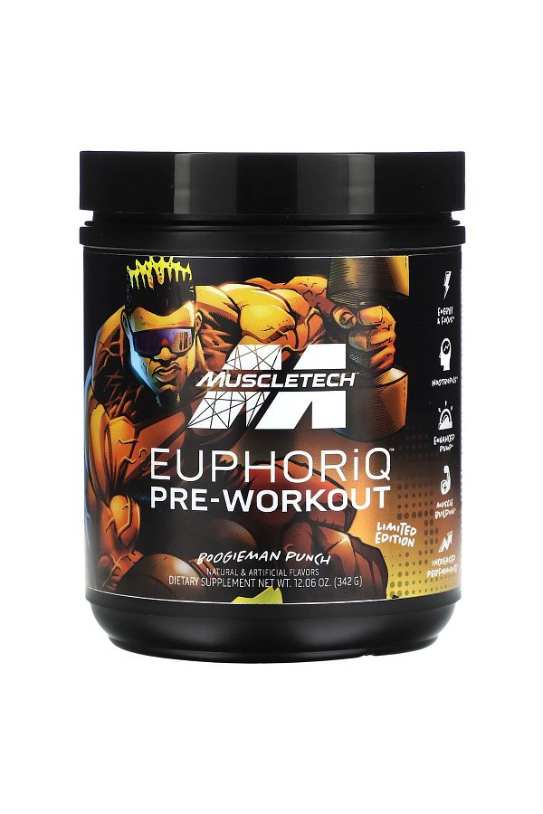 MUSCLETECH-مكمل غذائي Euphoriq Pre Workout، Boogieman Punch، 20 مل 1
