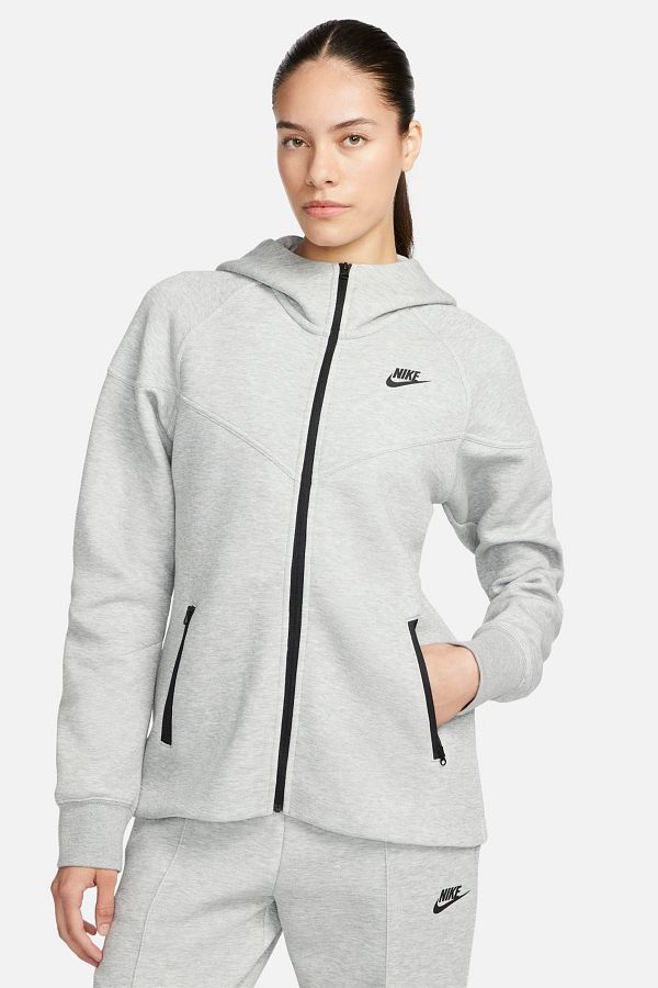 Nike Tech Fleece Gray Women s Sweatshirt FB8338 063 Trendyol