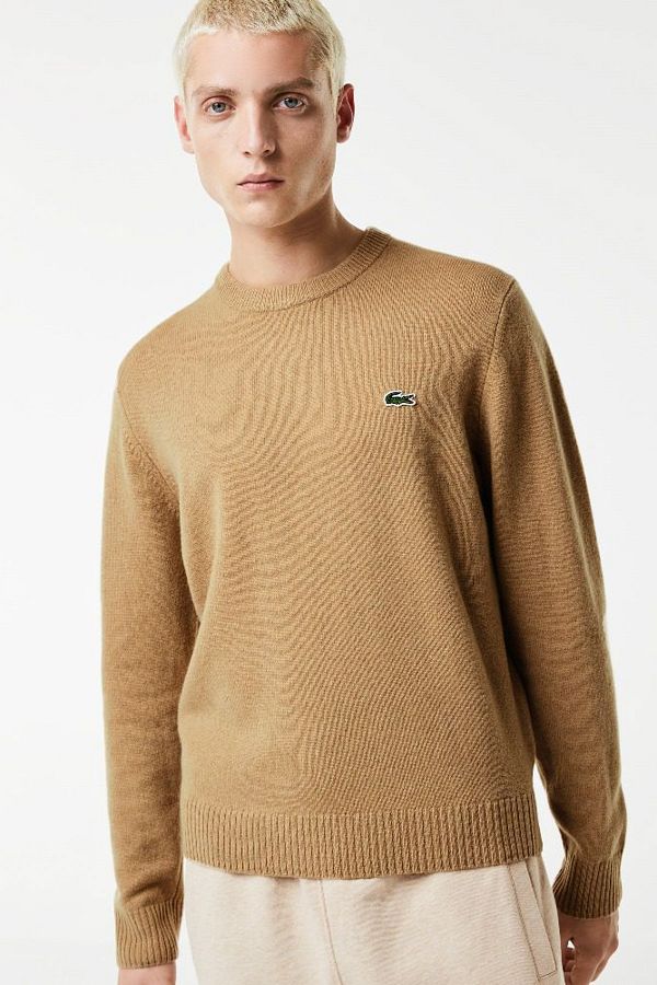 Pull lacoste beige 2025